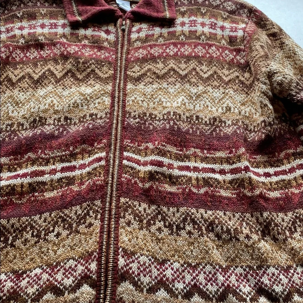Heirloom Collectibles Fair Isle Sweater Womens M - Picture 2 of 11